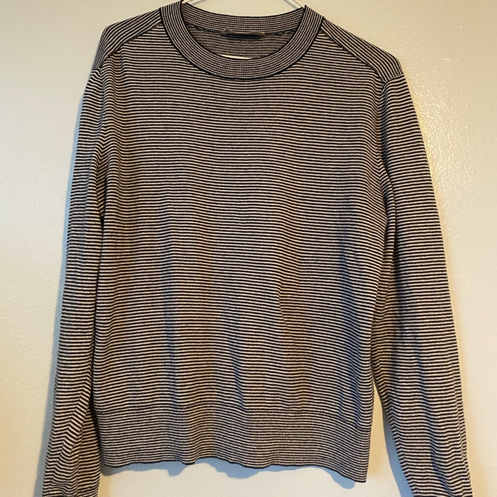 Everlane Organic Cotton Striped Crew Sweater